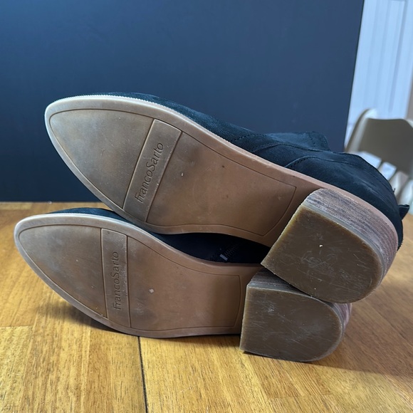 Franco Sarto Black Ankle Boots - Picture 5 of 5
